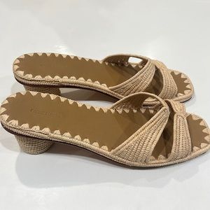 Carrie Forbes Tika Sandal with 2” heels, like Leoffler Randall/ Lily Pulitzer